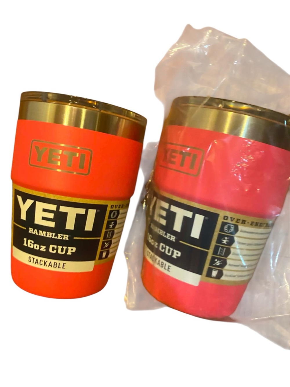 NWT Set Of 2 Yeti 16oz Cups PINK